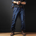 Men's Straight Cargo Pants Loose Plus Size Plus-sized Fat Guy's Pants Jeans