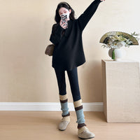 Stylish Casual Loose-fitting Mid-length Sweater
