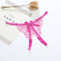 Ladies Fashion Personality Butterfly Embroidered Panties