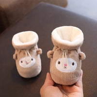 Baby Cotton Shoes Fleece-lined Thick Soft Soled Warm