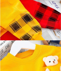 Children's Foreign Style Baby Net Red Fashionable Sweater Suit