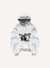 Fashion Casual Printed Polyester Sweater