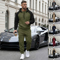Fleece-lined Cargo Pants With Raglan Sleeves And Multiple Pockets