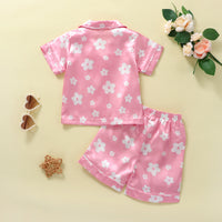 Pajamas Suit Short Sleeve Shorts Suit