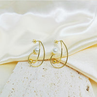 Stainless Steel Cool Ins French Fashion Earrings