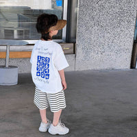 Boys' Back Number Printed Half Sleeve
