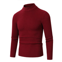 Fashion Personality Male Striped Base Knitted Sweater