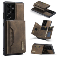 Magnetic Card Mobile Phone Case Protective Leather