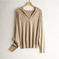 Pure Wool Skin-friendly Front Line Ready-made Garments Hooded Sweater