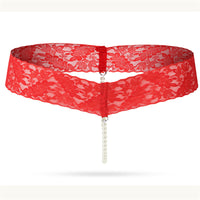 Women's Open Pearl T-shaped T-shaped Panties