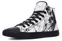 Printed Couple High-top Canvas Shoes
