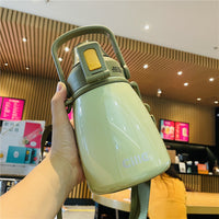 Stainless Steel Pot-belly Cup Portable Large-capacity Insulated Water Bottle