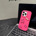Three-dimensional Bear Modification Machine Phone Case