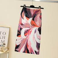 Court Women's Printed Wear Pencil Sheath Skirt