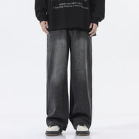 Trend Half Elastic Waist Jeans For Men