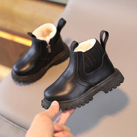Winter Fleece-lined Children's Fashion British Booties