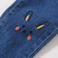 Girls' Stretch Casual Cotton Jeans