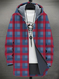 Digital Printing Plus Velvet Men's Casual Jacket