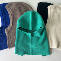 Women's Warm Integrated Bib Knitted Hat