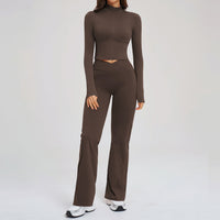 Women's Fitness Apparel Sheer Feel With Zipper