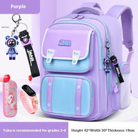 Schoolbag Boy Elementary School Students Three Four To Six Grade