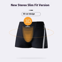 Men's Quick-drying Breathable Hot Spring Quick-drying Black Pure Shorts