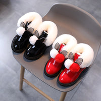 Fashion Plus Velvet Warm Childrens Cotton Boots