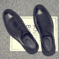 Plus Size Men's Leather Shoes