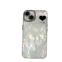 Simple Shell Grain Heart Mobile Phone Shell