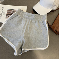 Sports Women's New Elastic Waist Slim Running Wide Leg Shorts