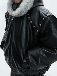 Hooded Extra-thick Fleece-lined Winter Coat