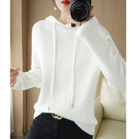 Ladies Hooded Bottoming Shirt Casual Sweatshirt