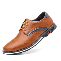 Lightweight casual leather shoes with straps for all seasons