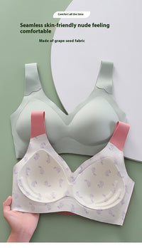 Women's Fixed Cup Sports Bra Without Steel Ring Marks