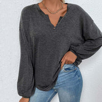 Casual All-Match Loose Long-Sleeve Top For Women
