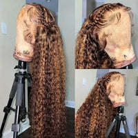 Small Volume Wound Tube Afro Long Curly Wig