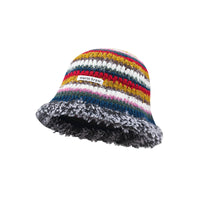 Retro Color Handmade Knitted Fisherman Hat