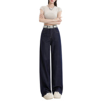 Women's Summer Thin Straight Wide-leg Pants