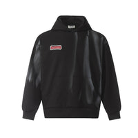 Spray Painting Dirty Hooded Loose Sweater Men