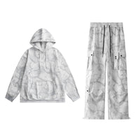 Tie Dye Sweater Pants Casual Suit Men