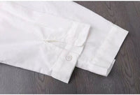 Women's Mid-length Loose Long Sleeve Cotton Shirt