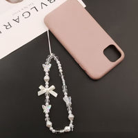 Pendant Short Beaded Chain Phone Case Lanyard
