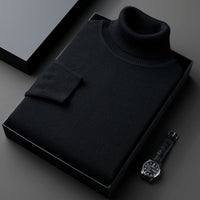 Trendy High-end Knitwear Men's Casual Sweater Warm Top Autumn And Winter New Base Ride Thickened