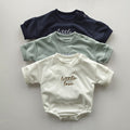 Alphabet Embroidery Baby Short Sleeved Kazakhstan