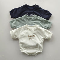 Alphabet Embroidery Baby Short Sleeved Kazakhstan