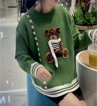 Loose And Lazy Style Fashion Knitwear Women
