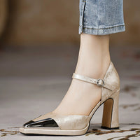 Women's French-style Chunky-heeled Elegant Ankle Boots