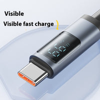 Phone Fast Charge For Pingguo 30W Android 66W Digital Display Data Line