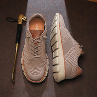 Mens Large Size Breathable Letter Print Quality Sneakers