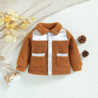 Children's New Zipper Cute Polar Fleece Jacket
